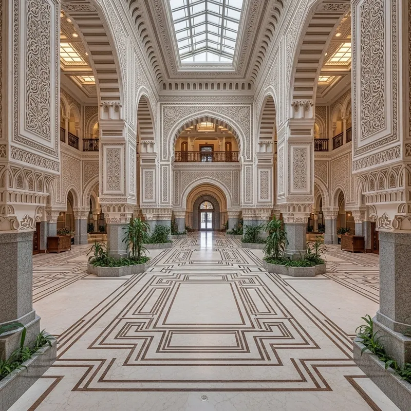 Grand Interiors of Embassy of Sudan: Captivating Architectural Photography