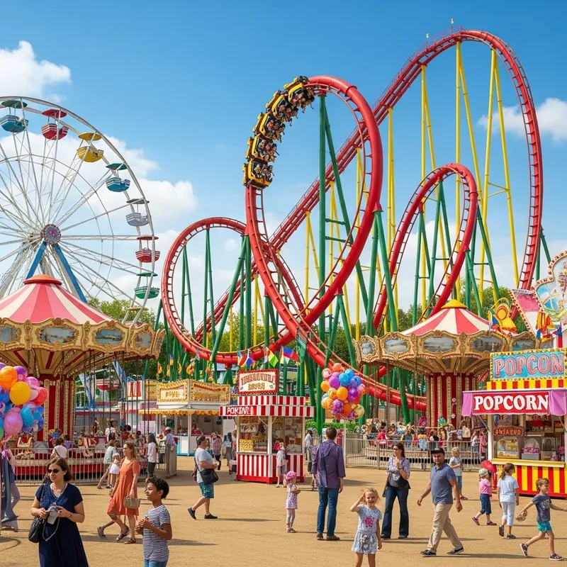 Thrilling Roller Coaster Adventures at Amusement Parks