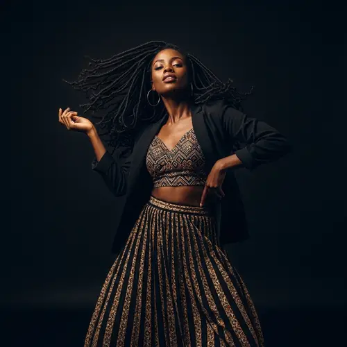 Captivating Black Woman Dance Performance