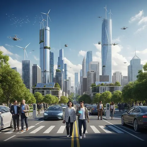 Future Earth 100 Years from Now: Green Cities, Renewable Energy