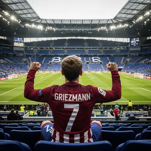 Lucas Hernandez Atletico Shirt Number 7 Griezmann Supporter
