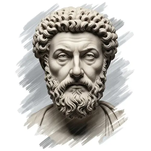 Serious Ancient Roman Philosopher Portrait | Roman Era Art