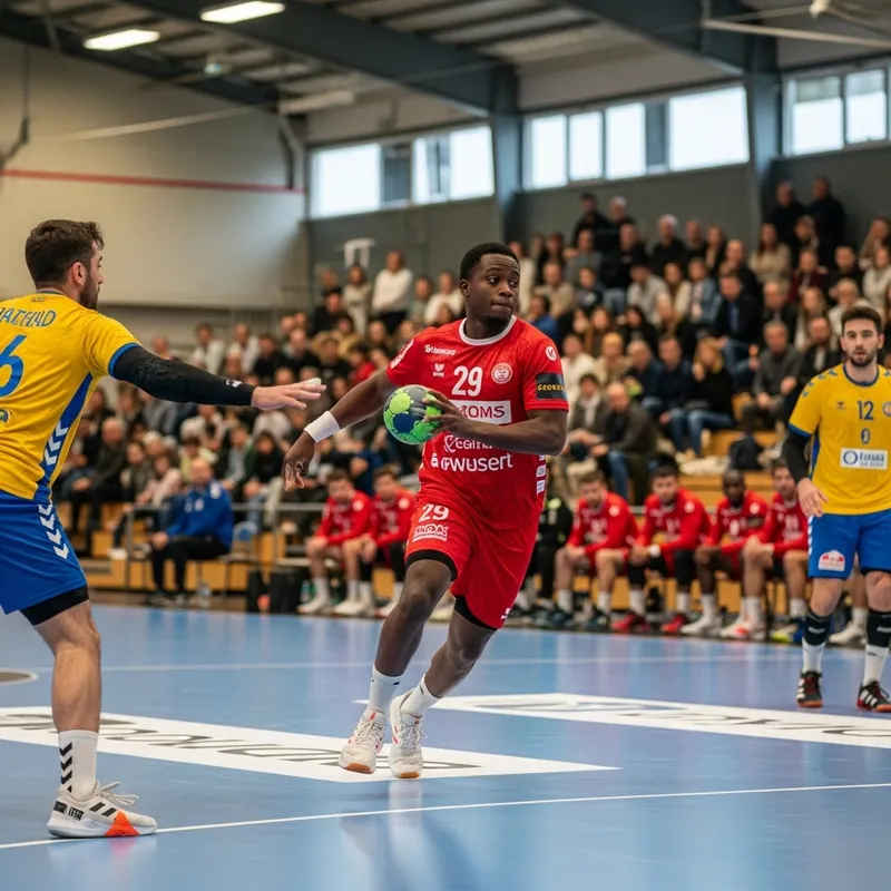 Exciting Handball Action from a Professional Player