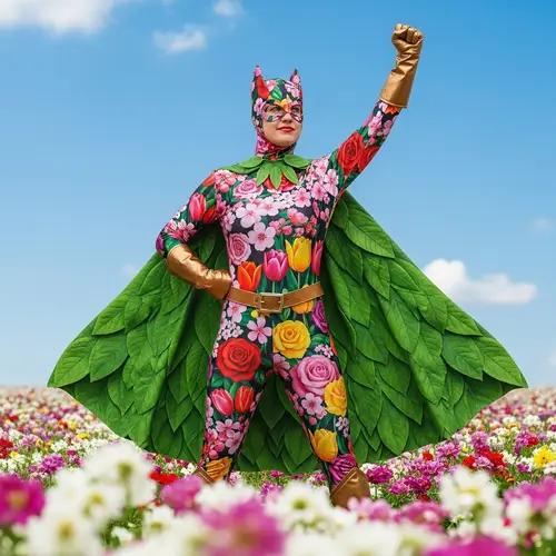 Flower Superhero - Control Plants Superpower