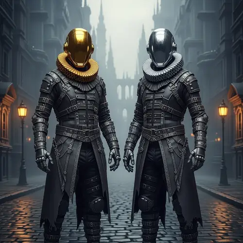 Daft Punk Bloodborne Fusion: Gothic Electronic Musicians