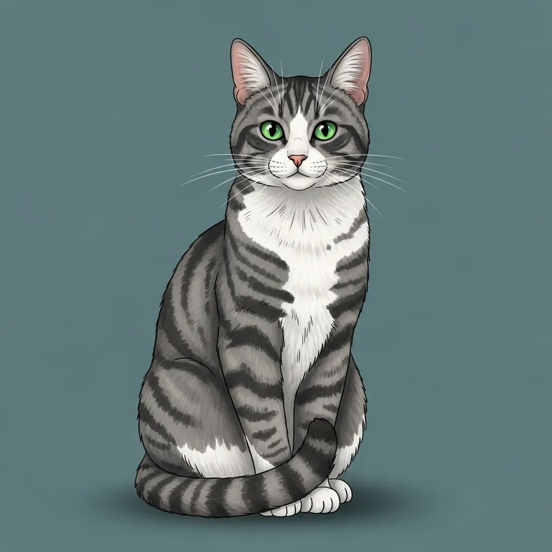 Adorable Cat: Charming Representation