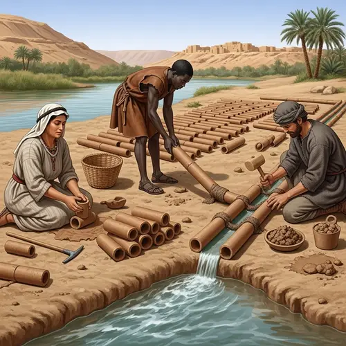Ancient Plumbing: Evidence from 3000 B.C.