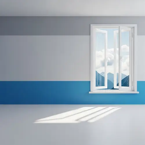 Stunning 3D White Plastic Window Design for Homes