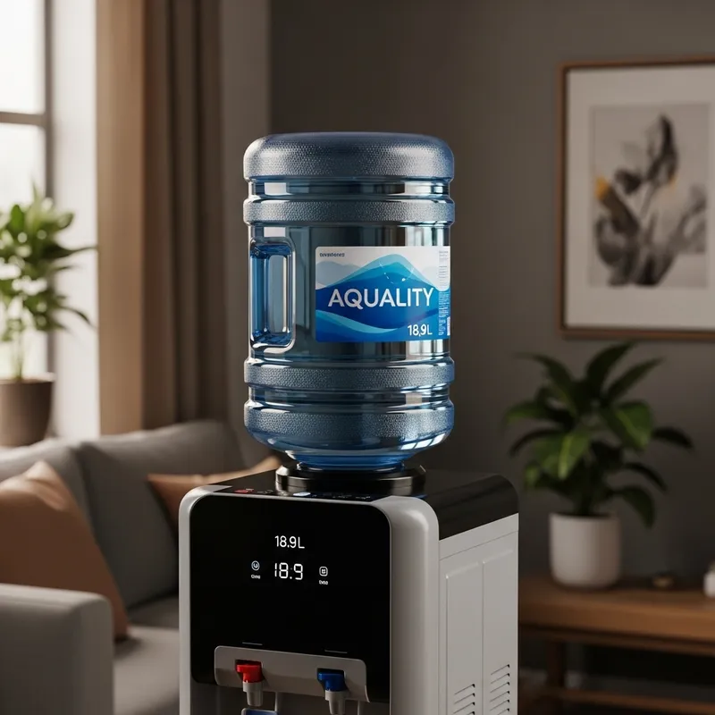 AQUALITY 18.9L Water Bottle on Cooler | Home Interior Decor
