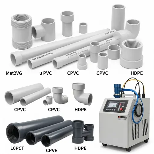 Mechanical PVC, uPVC & CPVC HDPE Pipes & Fittings