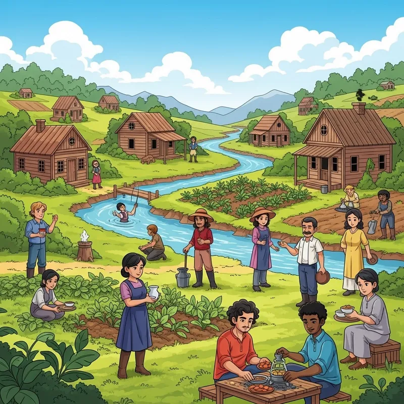 Diverse Community Activities in Béni Kiokolo Village