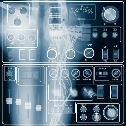 X-ray Control Panel Components: Buttons, Knobs, Sliders & More