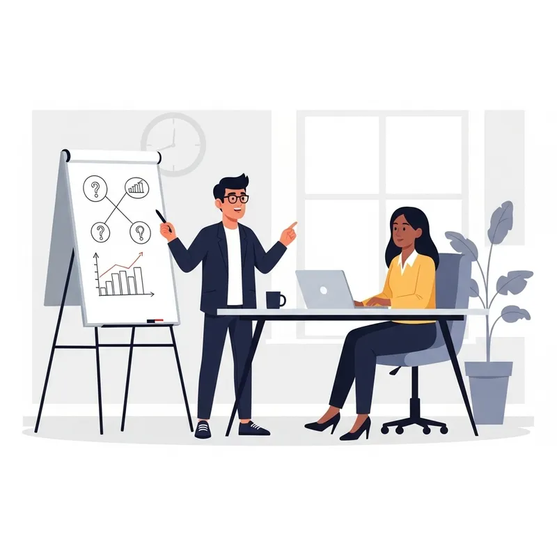 Modern Scene of Entrepreneurship with Minimalist Style