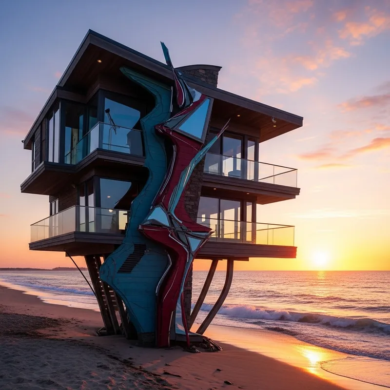 Surreal Beach House Design | Abstract Architecture
