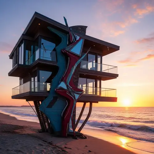 Abstract Beach House Design | Artistic Architecture