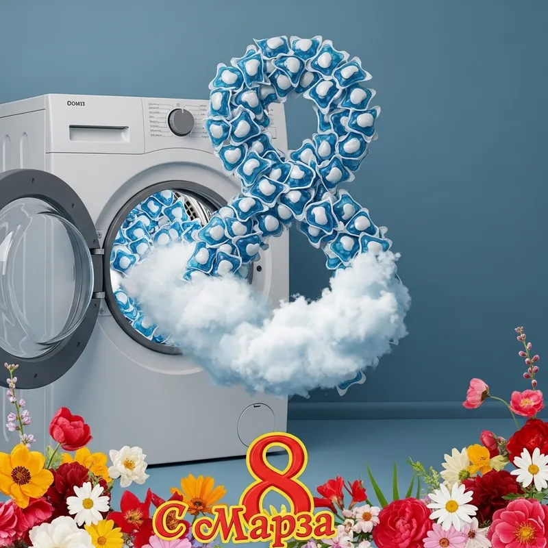 Whimsical Laundry Capsules Cloud Emerges: March 8 Festive Celebration