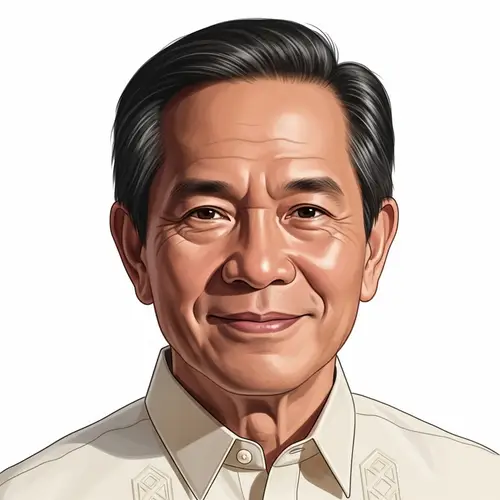 Detailed Portrait of a 45-Year-Old Filipino Man | Rich Cultural Background