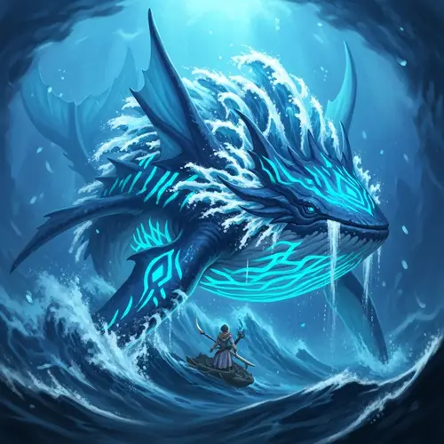 Primal Kyogre: Ocean-Dwelling Majestic Blue Creature
