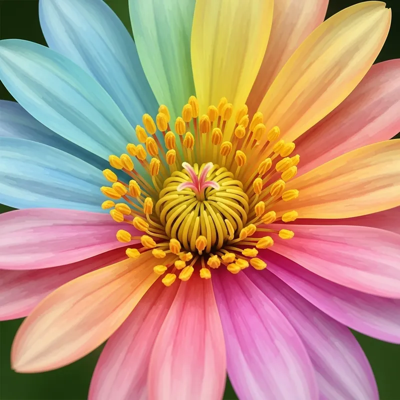 Vibrant Colorful Bloom Close-up | Generative AI
