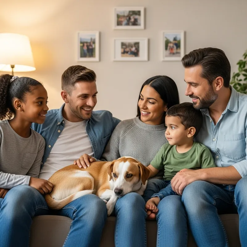 Family Bond: Beloved Dog, Heartwarming Moments