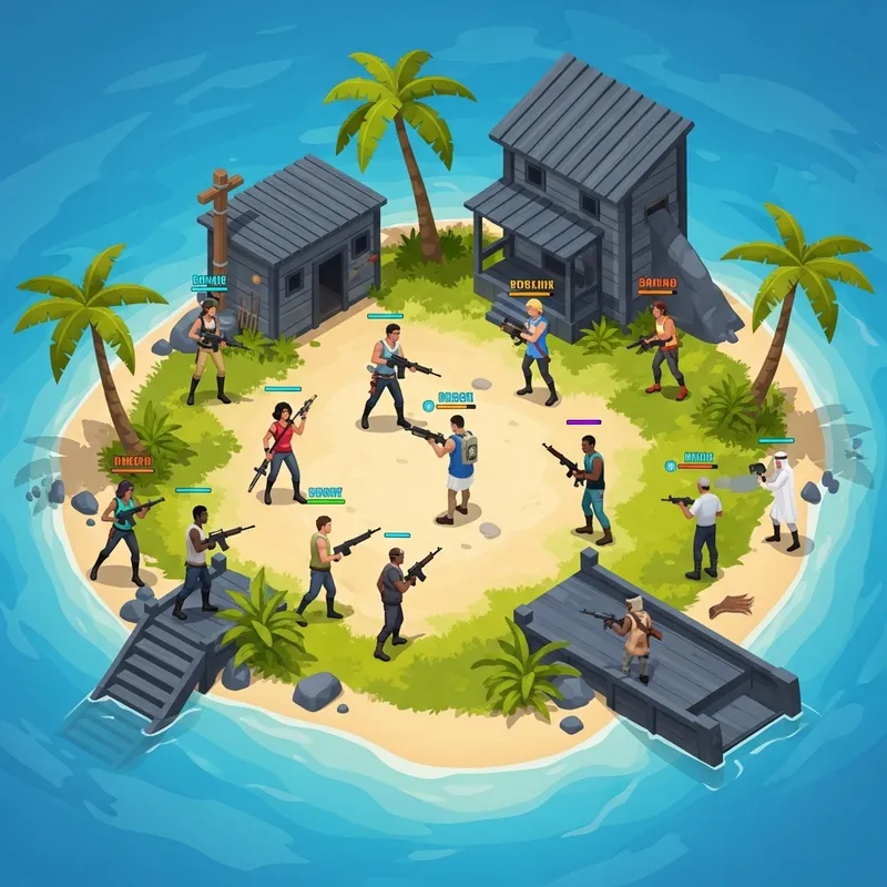 Free Fire India - Play Virtual Tropical Island Game with Avatars