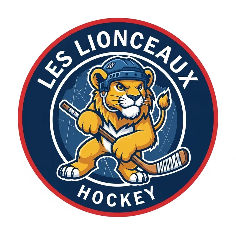 Les Lionceaux Hockey Team Logo