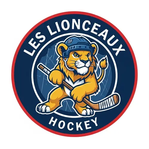 Les Lionceaux Hockey Team Logo