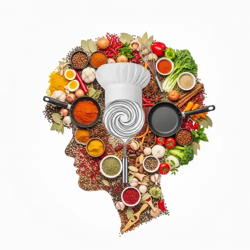 Chef's Creative Culinary Journey | Round Art Imagery