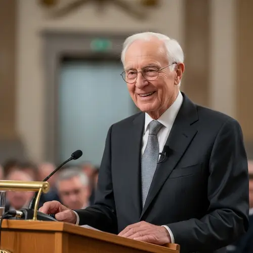 Experienced Finance Speaker in Formal Suit | Notable Speaker