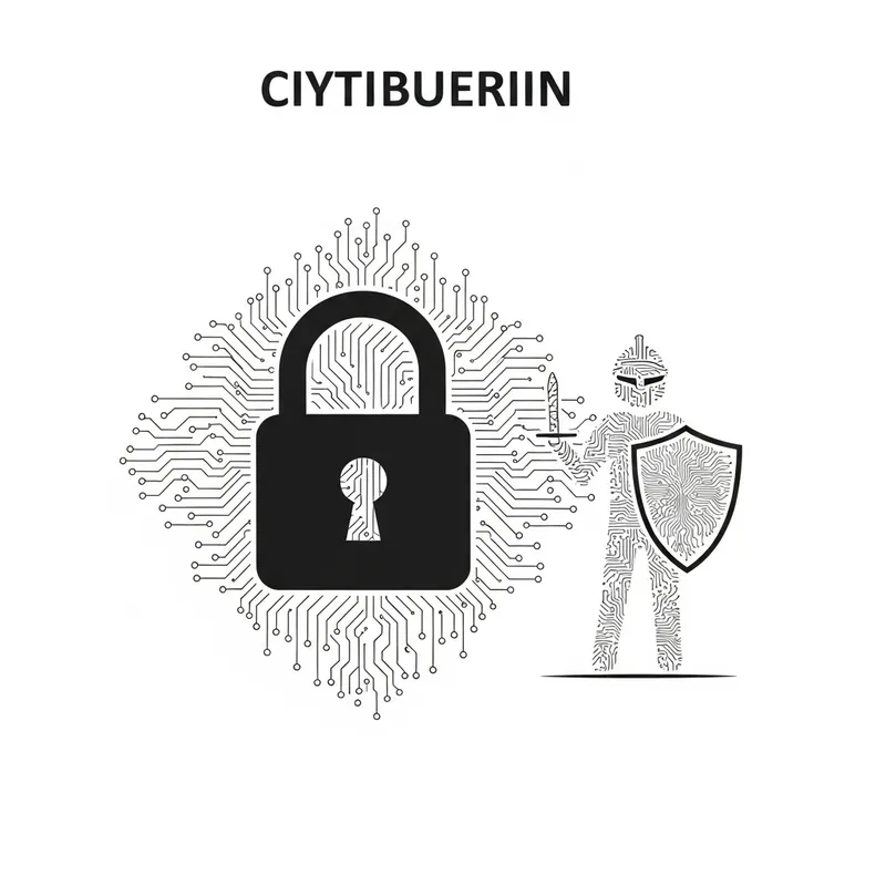 Cybersecurity Minimalistic Design