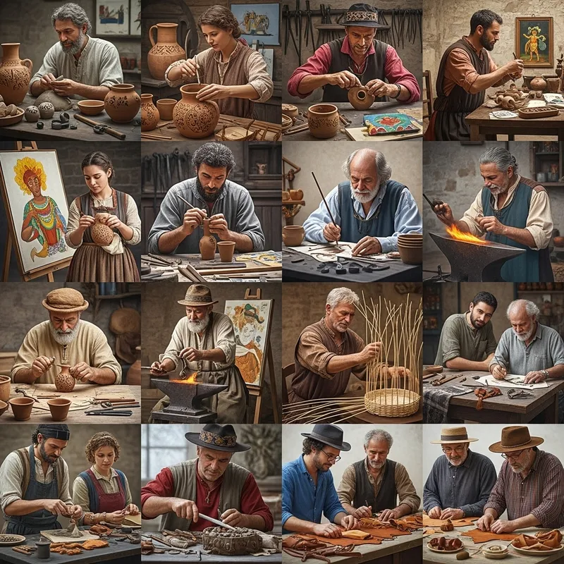 Artisans & Crafts: Pottery, Painting, Blacksmithing & More