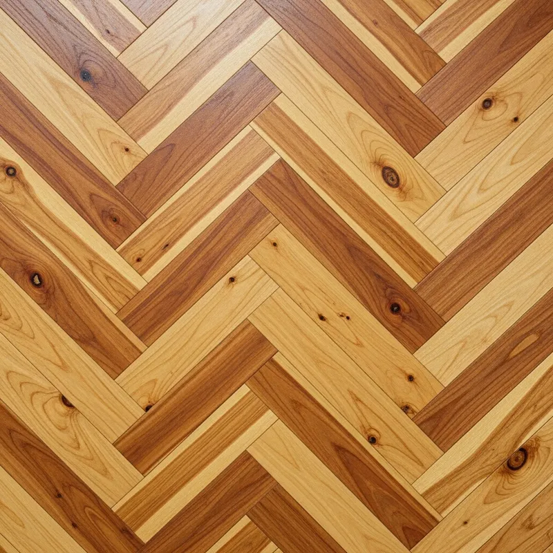 Seamless Larch Parquet Board Texture | Herringbone Pattern
