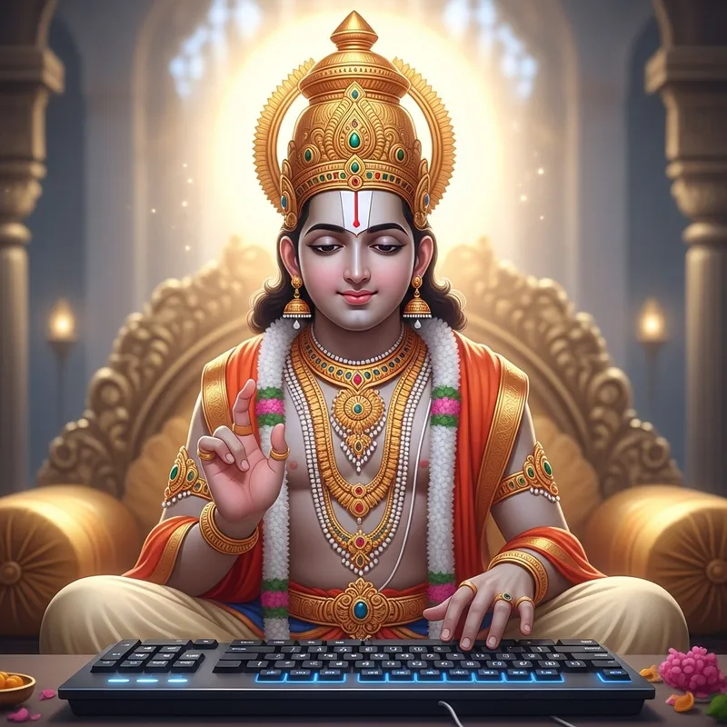 Lord Venkateshwara Keyboard Learning