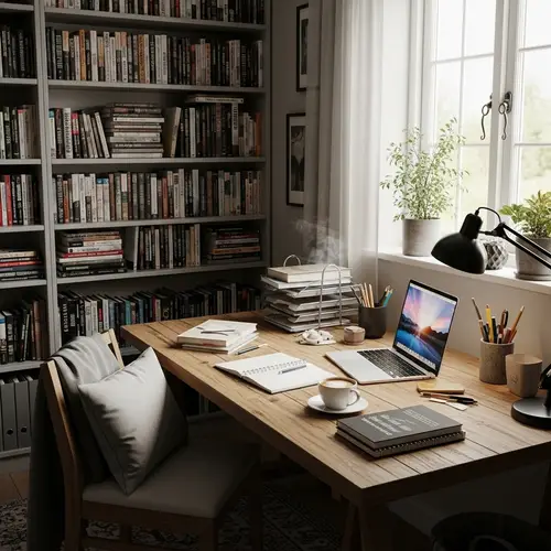 Cozy Home Office Setup for Remote Studying | Workspace Inspiration