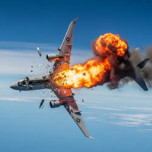 Aircraft Explosion VFX: Dramatic Scene in Sky