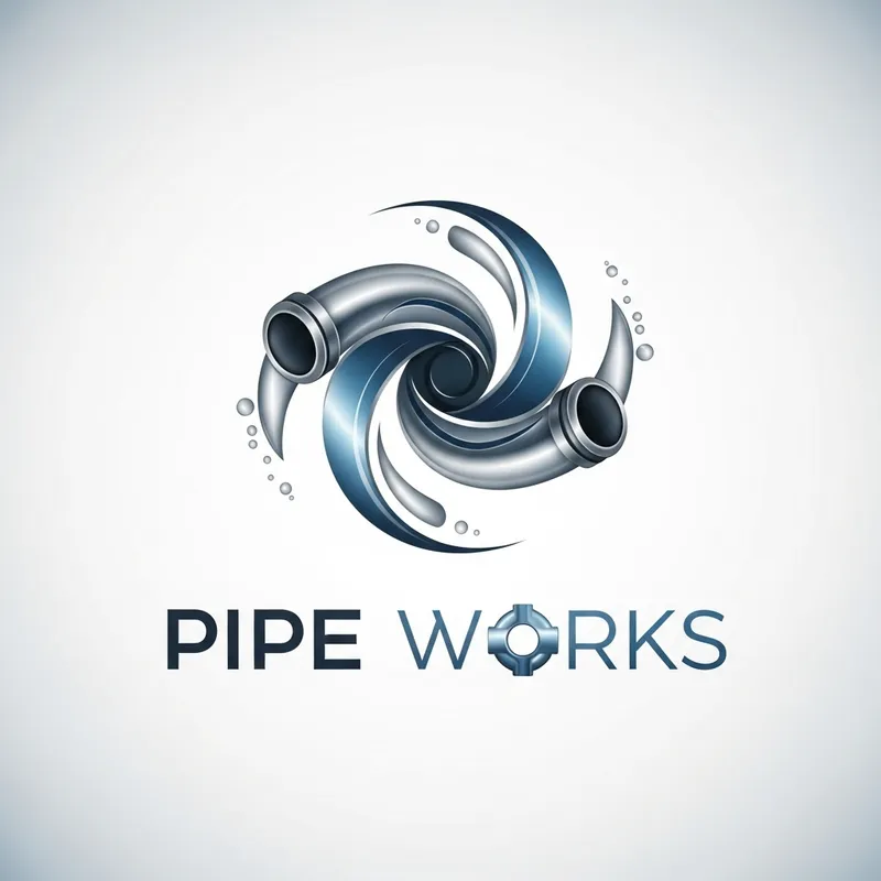 Pipe Logo Design | Creative Plumbing Artwork