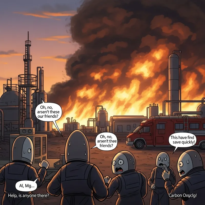 Heroic Rescue Amidst Oil Workshop Fire