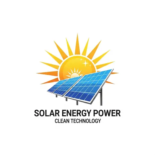 Create Web Logo for Solar Energy Power