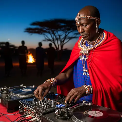 Maasai DJ: Fusion Beats Under the African Sky