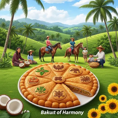 Baklava of Harmony: Culinary Fusion in a Coconut Grove