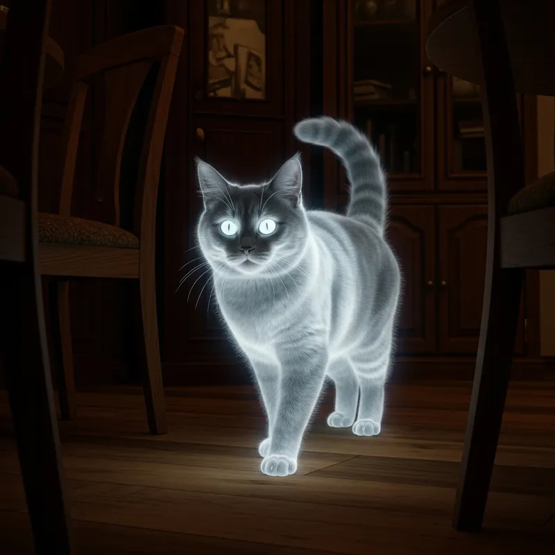 Ghost Cat - Eerie and Beautiful