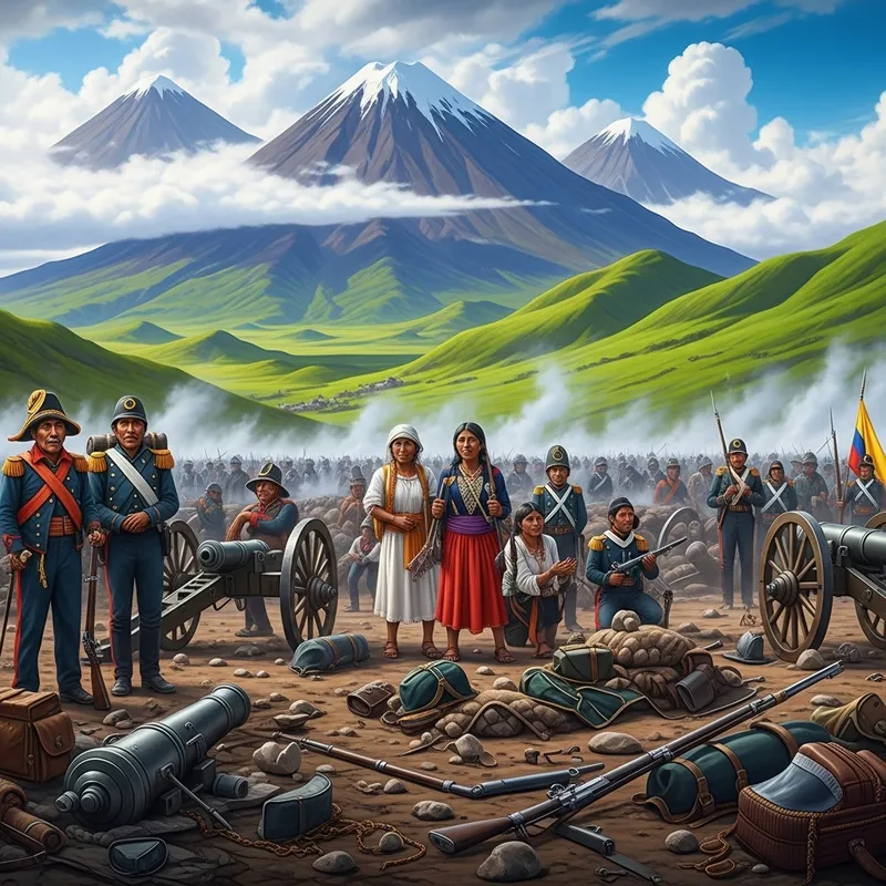 Dramatic War Scenes in Ecuador: Stories of Courage