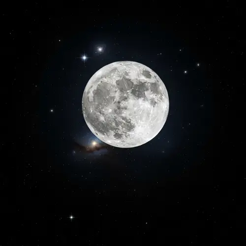 Luna: A Stunning Moonlit Sky View