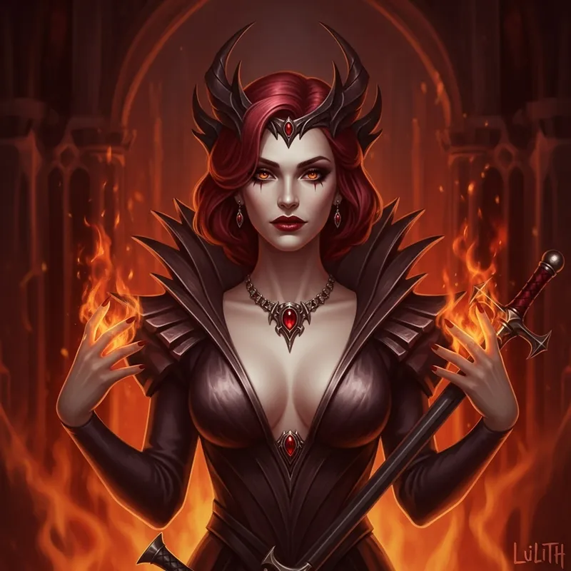 Lilith: The Captivating Femme Fatale of the Inferno