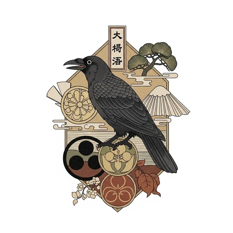 Japanese Art Family Crest - Loyalty, Compassion, Betrayal Japanese Art Family Crest - Loyalty, Compassion, Betrayal