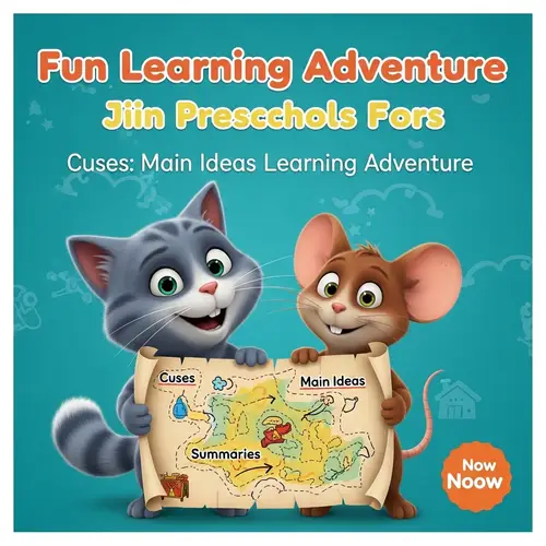 Fun Learning Adventure with Cat and Mouse Characters | Preschoolers Theme