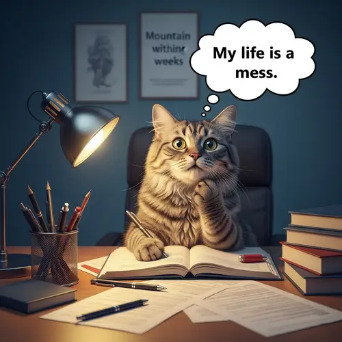 Busy Cat's Turbulence: My Life is a Mess!