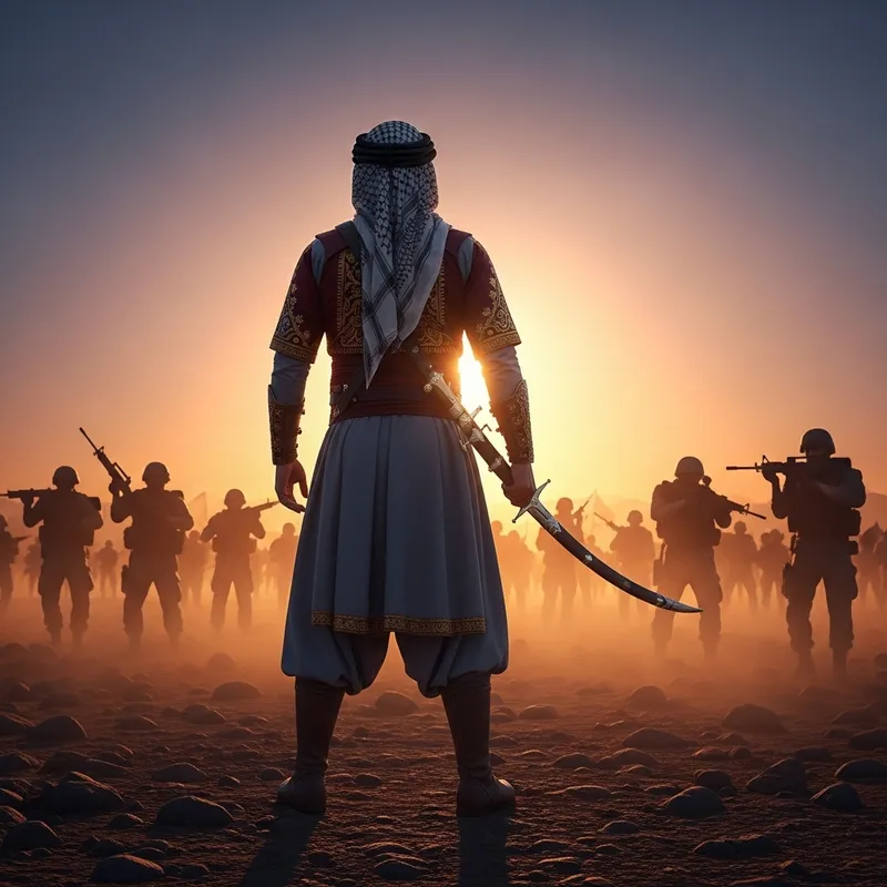 Muslim Soldier Confronts Modern Army in Impending Battle