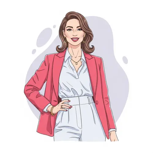 Stylish Woman: Confidence and Charisma with a Captivating Smile