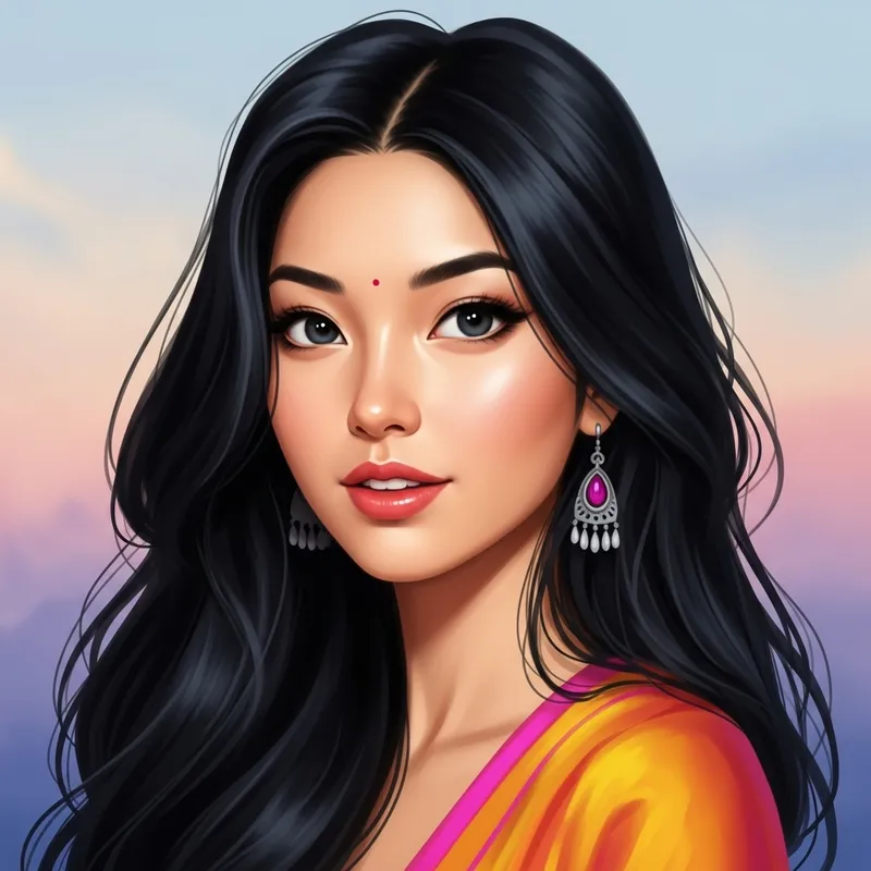 Beautiful South Asian Woman - Exquisite Beauty